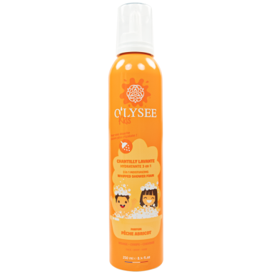 Dušo putos vaikams persiko ir abriksų aromato O'LYSEE, 250 ml
