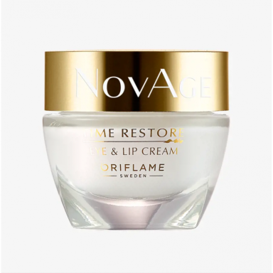 „NovAge Time Restore“ paakių ir lūpų kremas ORIFLAME, 15 ml
