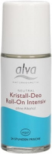 ALVA rutulinis dezodorantas su alūno kristalais Roll on Intensive, 50 ml 