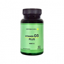 Vitamin D3 4000TV Plus, 60 kapsulių 