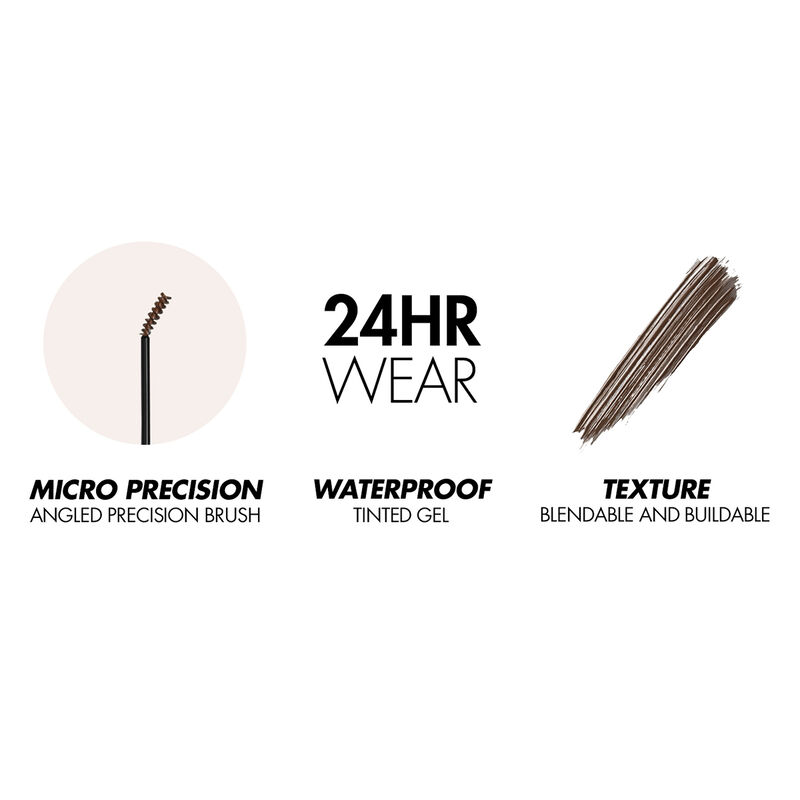 MAKE UP FOR EVER mikropieštukas AQUA RESIST BROW FIXER, 3,5 ml 