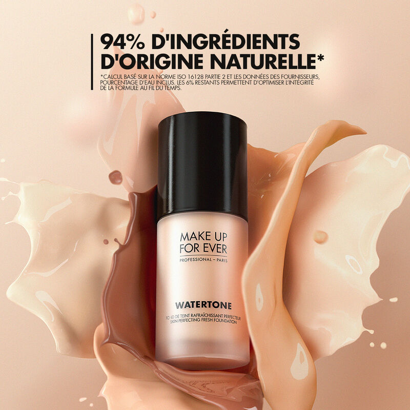 MAKE UP FOR EVER makiažo pagrindas + KEMPINĖLĖ, WATERTONE SKIN-PERFECTING TINT, 40 ml 
