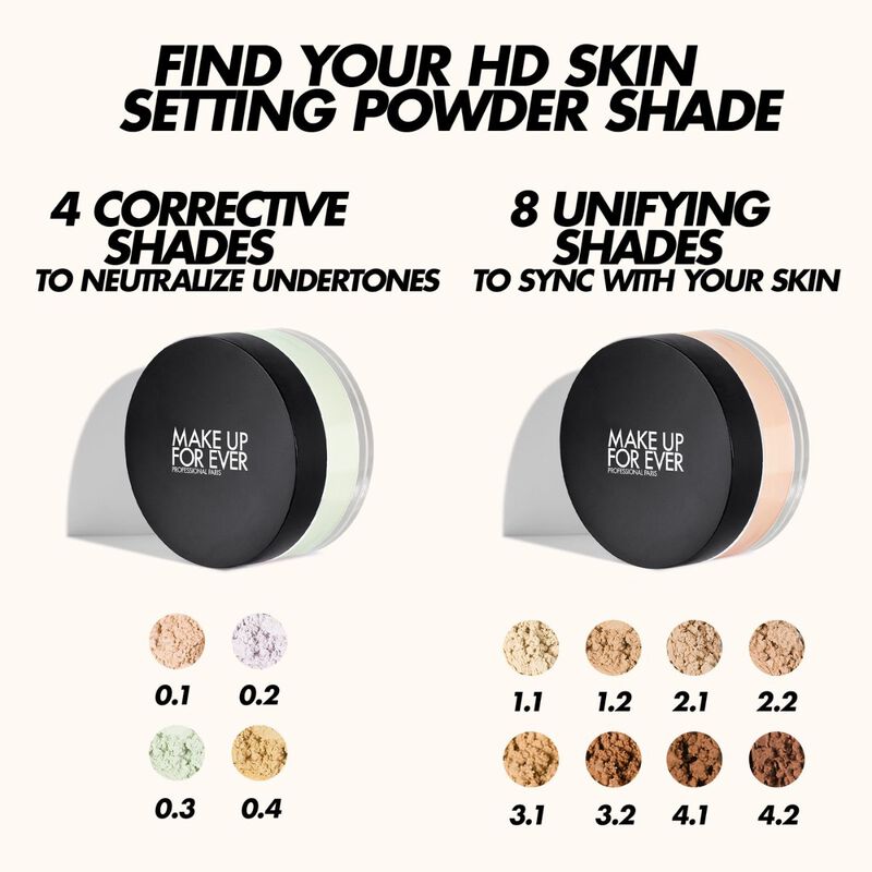 MAKE UP FOR EVER biri pudra HD SKIN SETTING POWDER, 18 g 